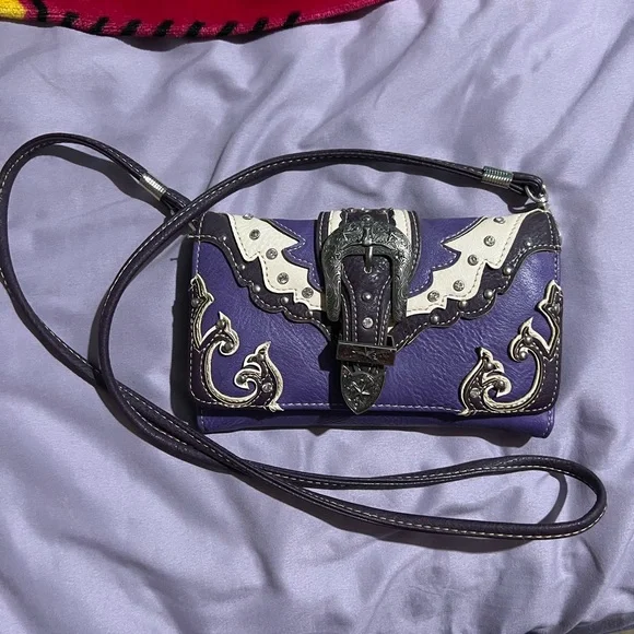 Western wallet with strap - Picture 4 of 7